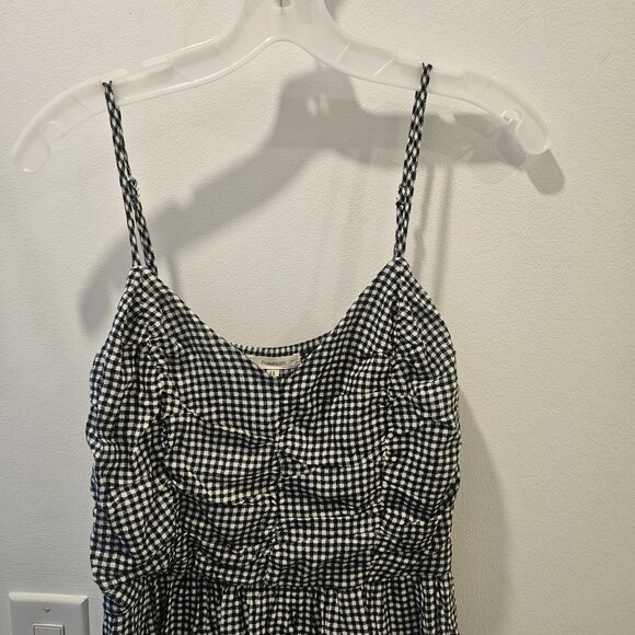 Maurices Gingham Black & White Mini Preppy A-Line Comfy Everyday Dress Size S - Picture 5 of 12